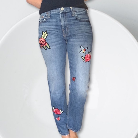 Joie Jeans with Floral and Butterfly Detail 🦋🌹 - Picture 5 of 5